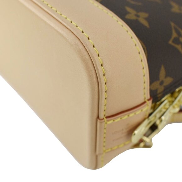 Louis Vuitton Alma Monogram Canvas Backpack Brown - Picture 8 of 12